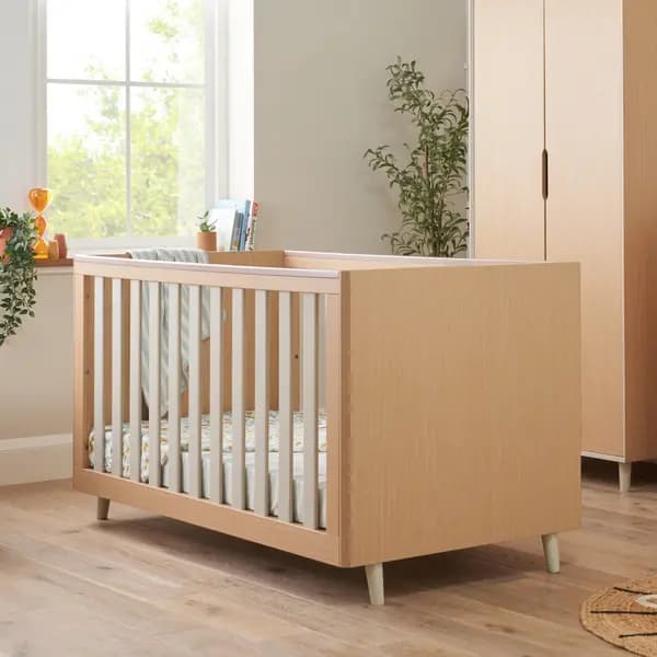 Tutti Bambini Fika Cot Bed Light Oak