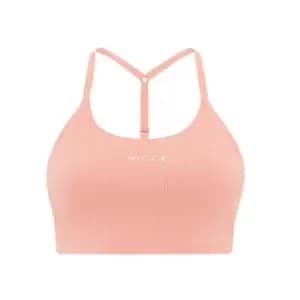 Nicce Womens Arla T Back Bra - Apricot Peach - Pink