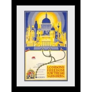 Transport For London Wembley 60 x 80 Framed Collector Print