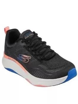 Skechers D'Lux Fitness Trainers - Black, Size 3, Women