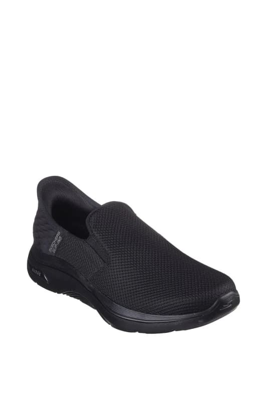 Skechers Men GO WALK Arch Fit 2.0 Shoes in Black Size: 8 Black 8 Male 197627691510