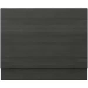 750 Bath End Panel 730mm x 480/100mm - OFF671 - Black - Hudson Reed