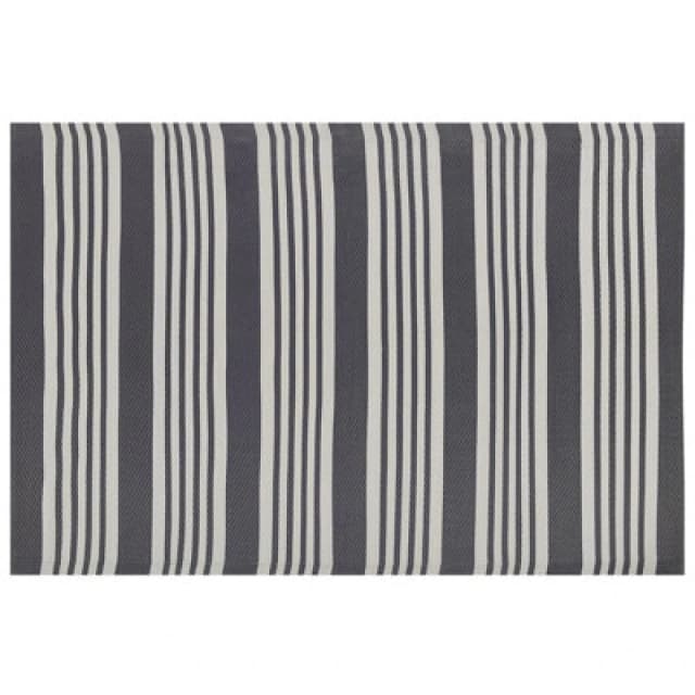 Beliani Outdoor Rug Delhi Black 120 X 180 Cm