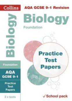 Aqa Gcse Biology Foundation Practice Test Papers by Collins Gcse Book