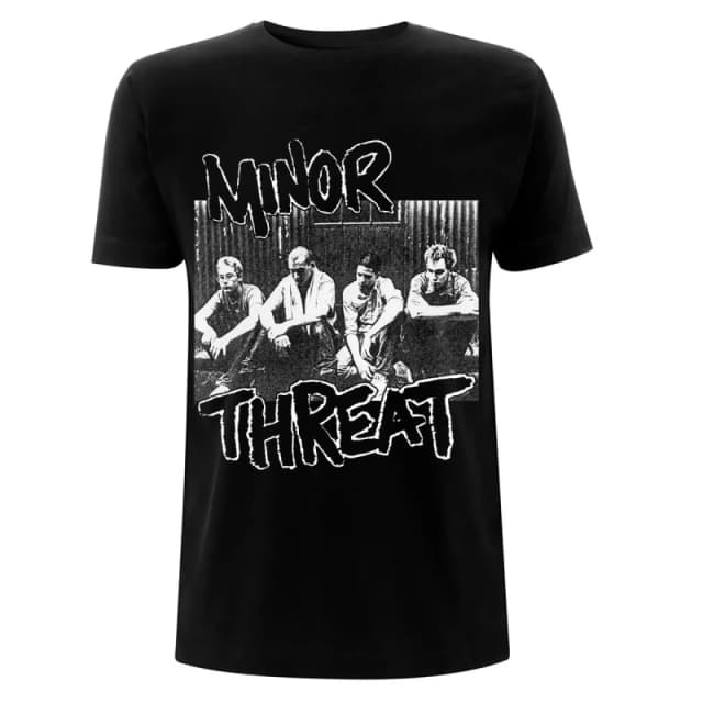 Minor Threat Mens Xerox T-Shirt in Black Size: 2XL Black Male 2XL