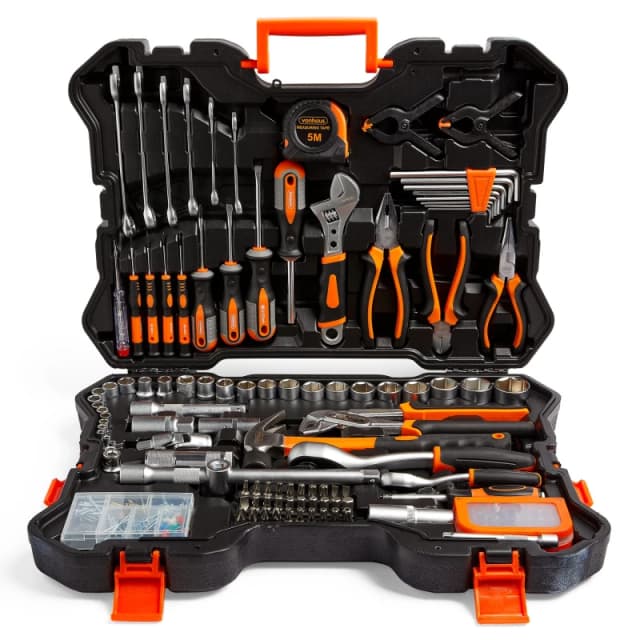 VonHaus 256 Piece Tool Set With Socket Set Black