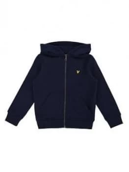 Lyle & Scott Boys Classic Zip Through Hoody, Navy, Size 10-11 Years