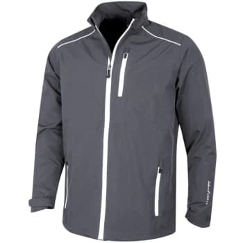 Island Green Waterproof Golf Jacket Mens - Grey