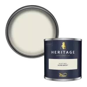 Dulux Heritage Velvet Matt Ochre White Matt Emulsion Paint 125ml
