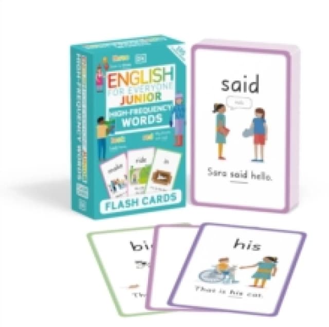 DK English for Everyone Junior High-Frequency Words Flash Cards Book Multi unisex