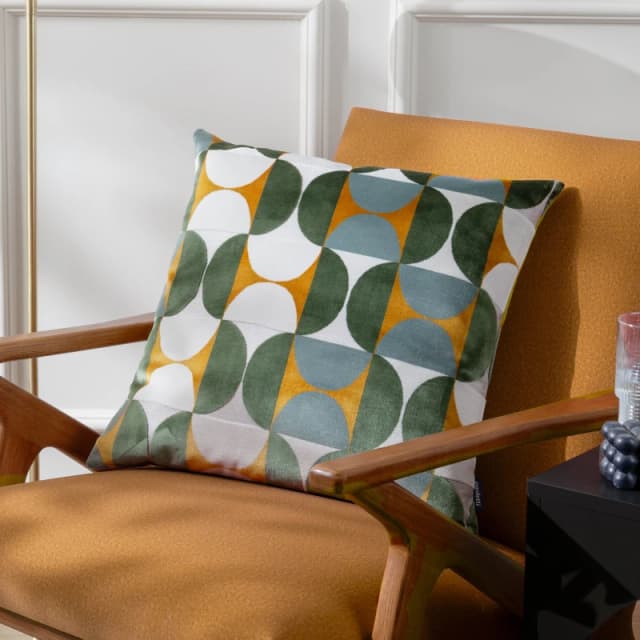 Paoletti Bardot Square Cushion Gold