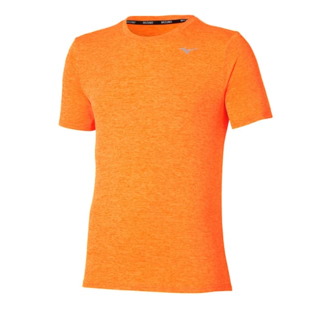 Mizuno Mizuno Core Impulse Short Sleeve Tee Mens Tangelo - Orange / S