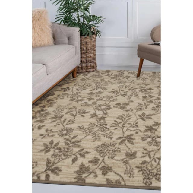 Homemaker Maestro Dainty Floral Rug Natural Natural unisex 120x160cm