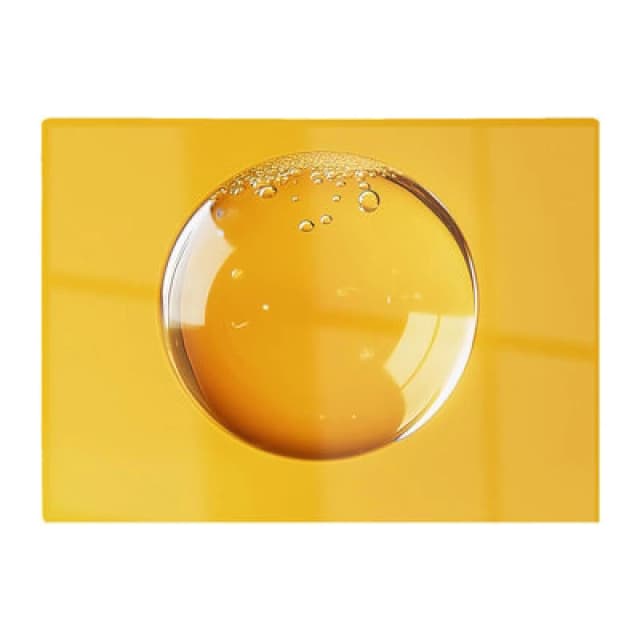 Warren Reed Designer Solitary Yellow Bubble: A Closer Look Chopping Board