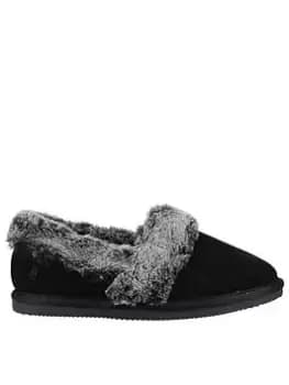 Hush Puppies Ariel Slippers - Black, Size 4, Women