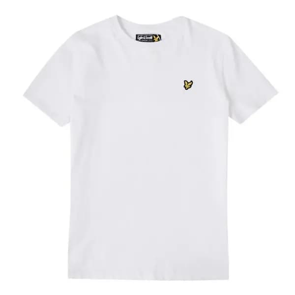 Lyle & Scott Bright White Junior Logo T-Shirt White Boys 8Y 175893UK
