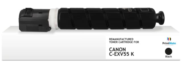 PrintMate Canon C-EXV55 K. remanufactured toner. Black 23000p