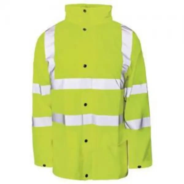 ESE Direct Hi-Vis Yellow Stormflex Rain Jacket - Size Large 405401 Hi Vis Clothing