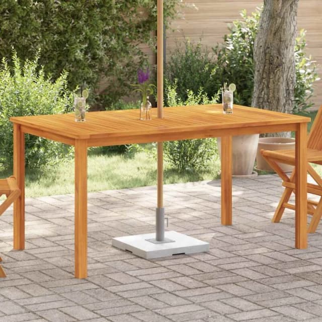 VIDAXL Garden Table 150x90x74cm Solid Acacia Wood Vidaxl 44105fr