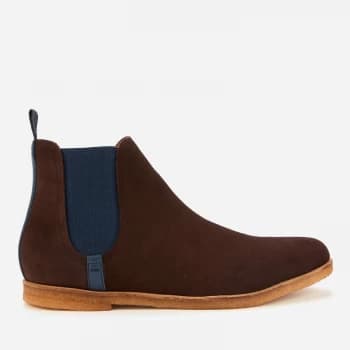 Ted Baker Mens Mardin Suede Chelsea Boots - Brown - UK 11