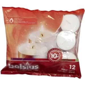 Bolsius Maxi Tealights 60mm Pack 12