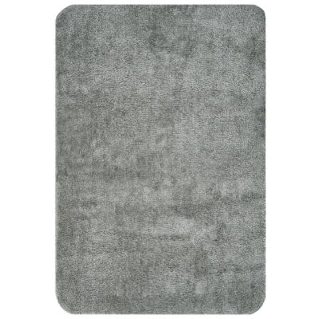 Beliani Bath Mat Urlana Grey 60 X 90 Cm Microfibre