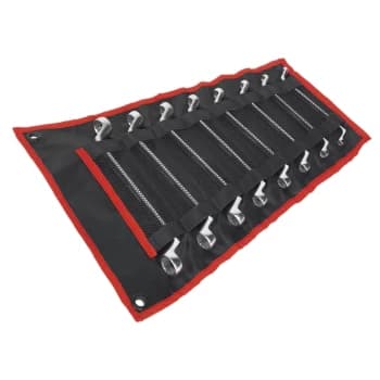 Sealey AK6327 Offset Double End Ring Spanner Set 8pc Metric