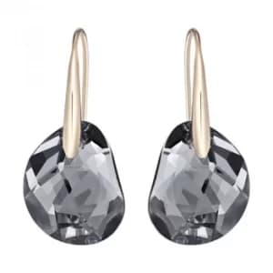 Ladies Swarovski Rose Gold Plated Galet Earrings
