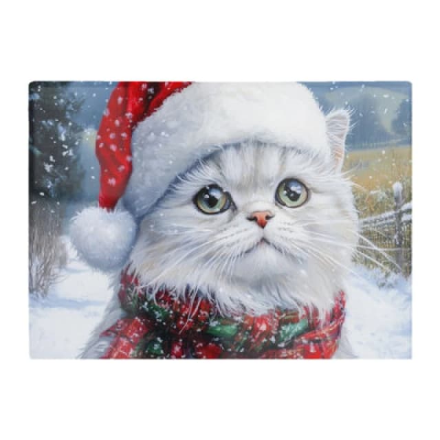 Warren Reed Designer Christmas Persian Glass Chopping Board