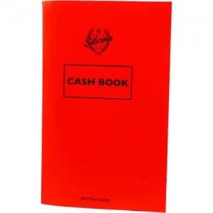Silvine Cash Book 159X95MM 36 Leaf PK24
