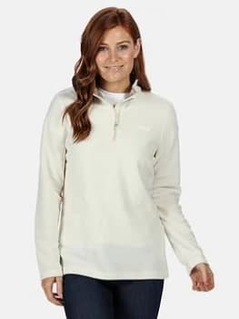 Regatta Sweethart Quarter Zip Fleece - White, Size 10, Women