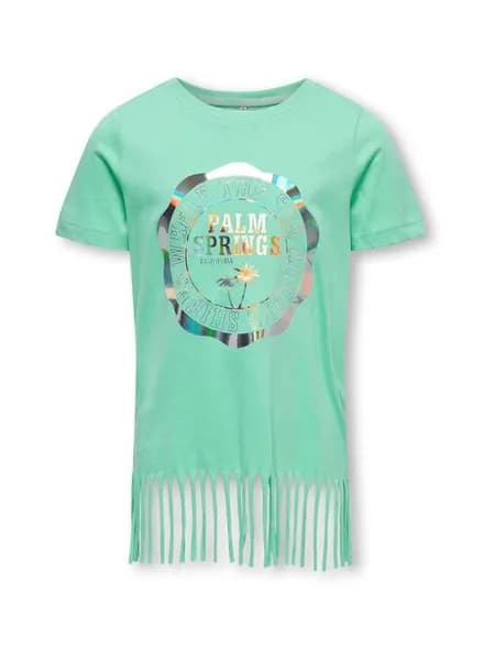 Kids Only Kogalison S/S foil varsity top Longsleeve green 9-10 Years Women