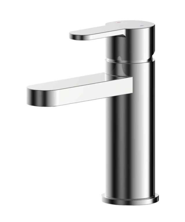 Balterley Pride Round Mono Basin Mixer Tap & Push Button Waste - Chrome in Silver Silver Unisex