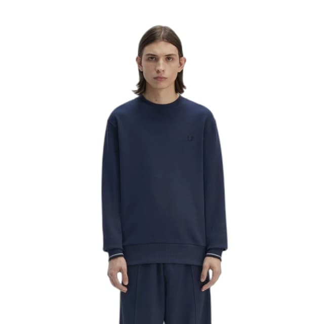 Fred Perry Round neck sweatshirt Fred Perry Bleu Male L