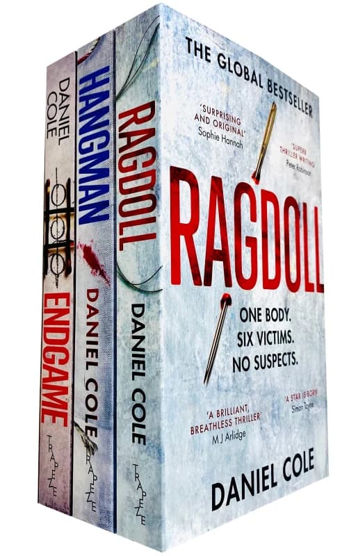 Daniel Cole 3 Books Collection Set (Ragdoll, Hangman & Endgame) Daniel Cole Books