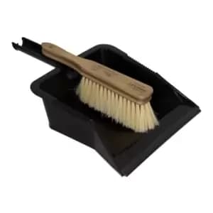 Charles Bentley Charnwood Dustpan & Tampico Hand Brush Set