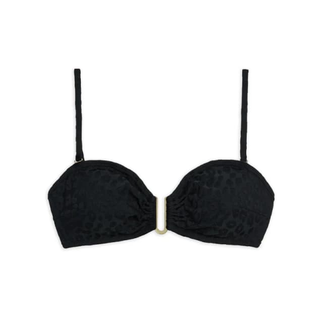 Chelsea Peers Womens Bandeau Bikinis Leopard female 10 (S)