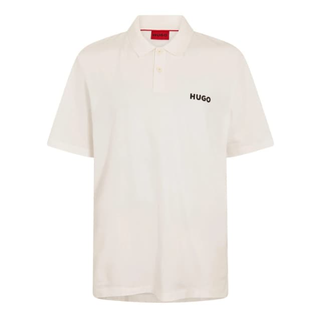 Hugo Mens Dirlmere Short Sleeve Polo Shirt Natural male XS