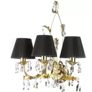 Onli Karen Candle Wall Lamp Gold, Black