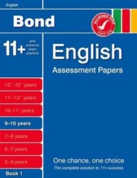 Bond English Assessment Papers 9-10 Years Book 1 by J M Bond Paperback