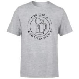 Liquid Diet Beer Mens T-Shirt - Grey - 3XL
