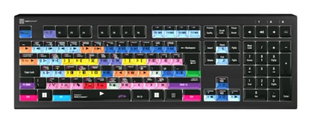 Logickeyboard Avid Media Composer Astra 2 Pro UK PC keyboard TV USB UK