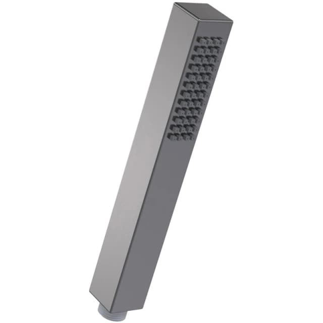 NUIE Nuie - Brushed Pewter Minimalist Square Shower Handset - HO710 HO710