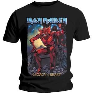 Iron Maiden - Legacy of the Beast 2 Devil Mens Small T-Shirt - Black