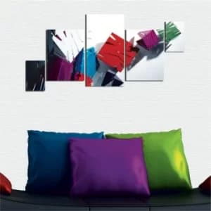 K13 Multicolor Decorative MDF Painting (5 Pieces)