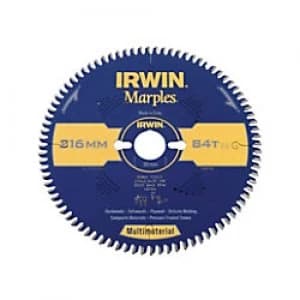 IRWIN Circular Saw Blade Multi-Material 216 x 30 mm x 84T