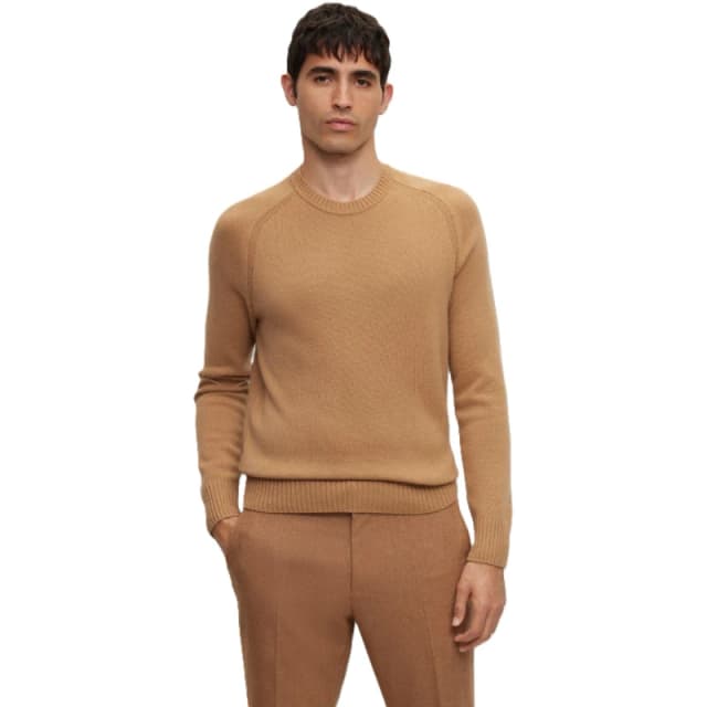 Boss Mens Maglio Jumper Beige male XL