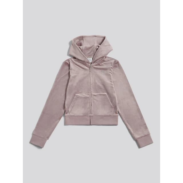 Juicy Couture Velour Hoody Purple Dove P18 female 10-11 Yrs