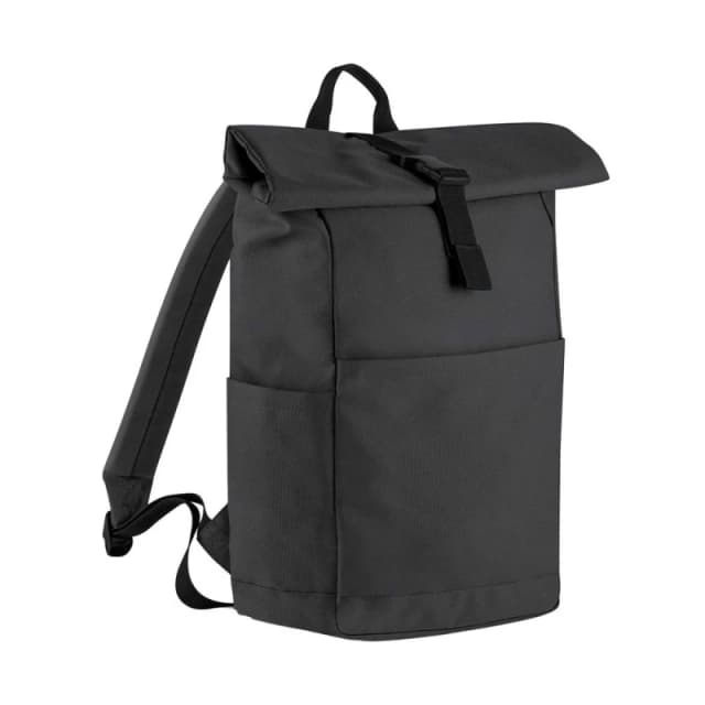Bagbase Mens Premium Roll Top Backpack in Mid Grey Mid Grey Male