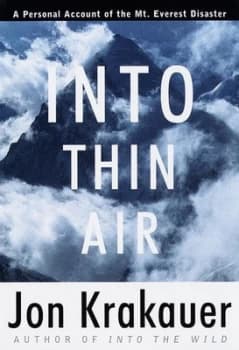 Into Thin Air by Jon Krakauer Hardback